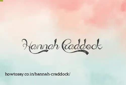 Hannah Craddock