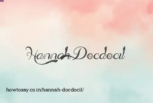 Hannah Docdocil