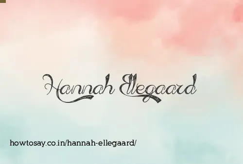 Hannah Ellegaard