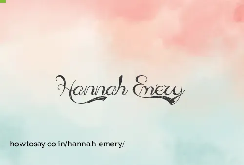 Hannah Emery