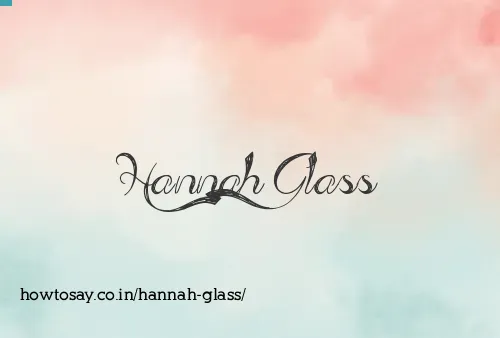 Hannah Glass