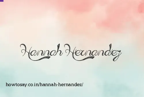 Hannah Hernandez