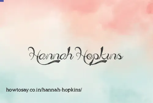 Hannah Hopkins
