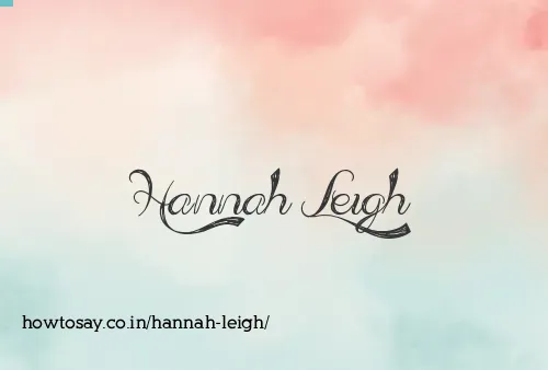 Hannah Leigh