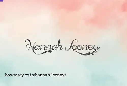 Hannah Looney