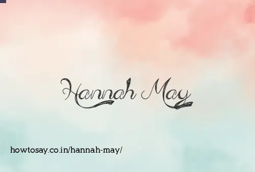 Hannah May
