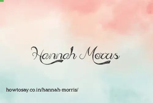 Hannah Morris