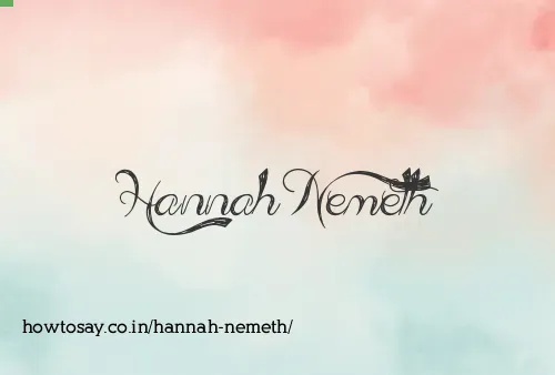Hannah Nemeth