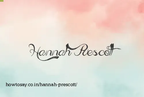 Hannah Prescott