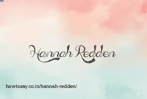 Hannah Redden