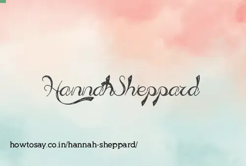 Hannah Sheppard