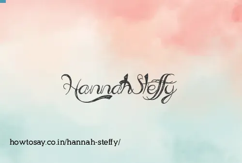 Hannah Steffy
