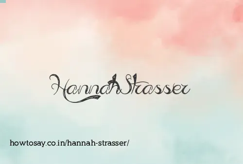 Hannah Strasser