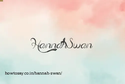 Hannah Swan