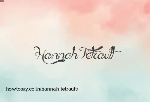 Hannah Tetrault