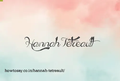 Hannah Tetreault
