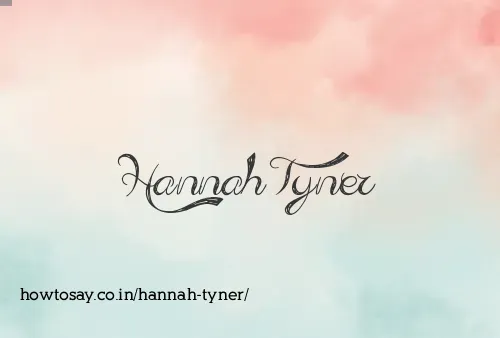 Hannah Tyner
