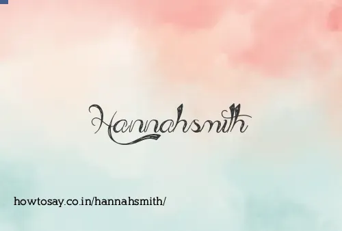 Hannahsmith