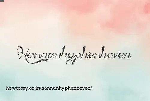 Hannanhyphenhoven