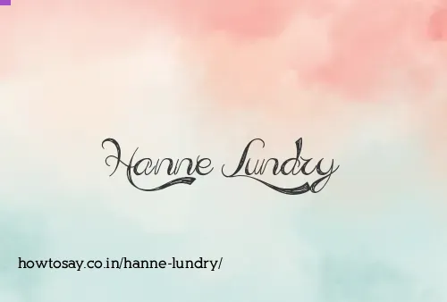 Hanne Lundry