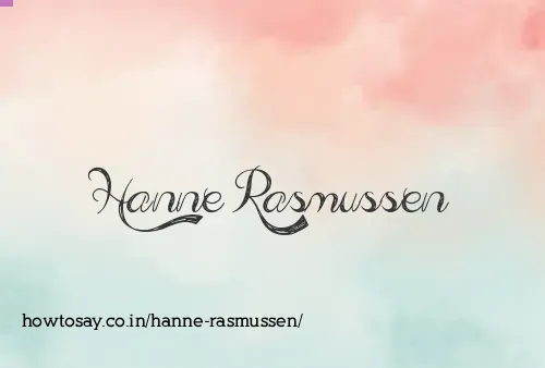 Hanne Rasmussen