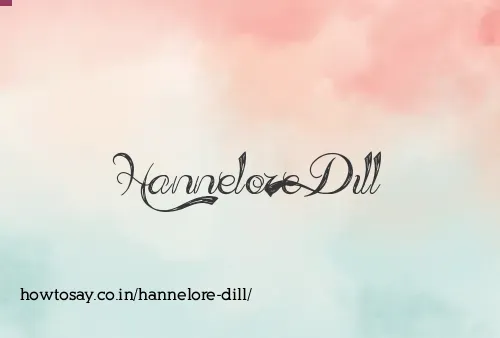 Hannelore Dill