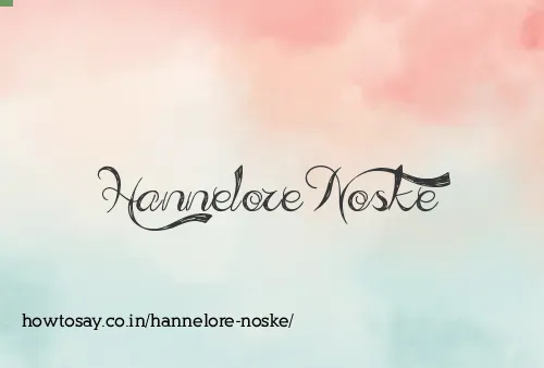 Hannelore Noske