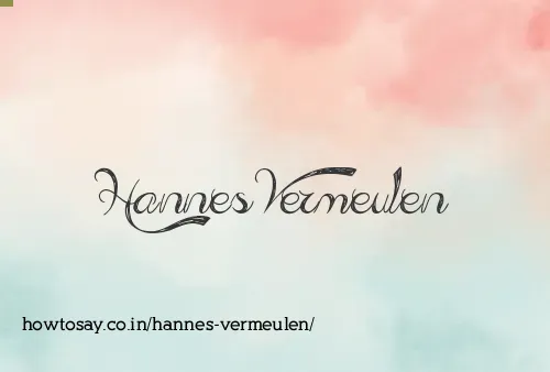 Hannes Vermeulen