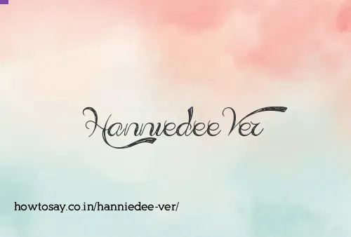 Hanniedee Ver