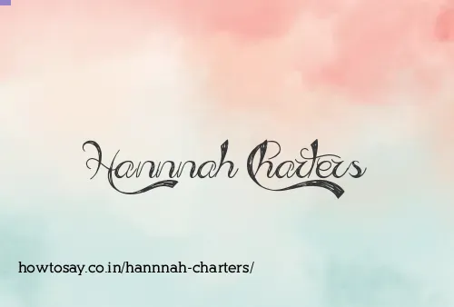 Hannnah Charters