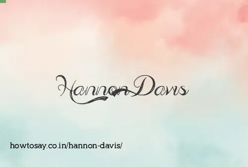 Hannon Davis