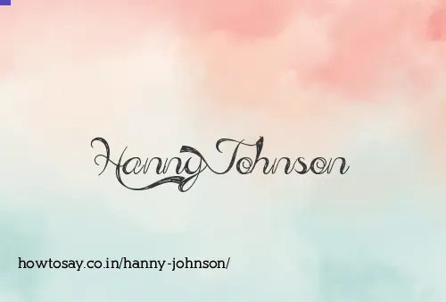 Hanny Johnson