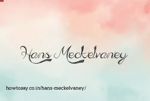 Hans Meckelvaney
