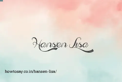 Hansen Lisa