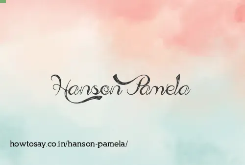 Hanson Pamela