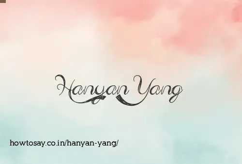 Hanyan Yang