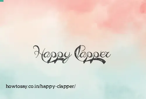 Happy Clapper