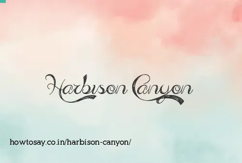 Harbison Canyon