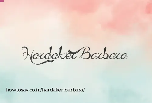Hardaker Barbara
