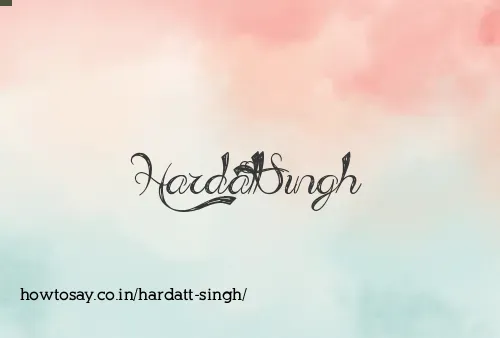 Hardatt Singh