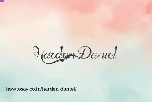 Harden Daniel