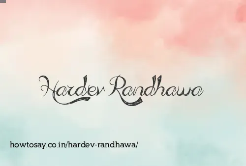 Hardev Randhawa