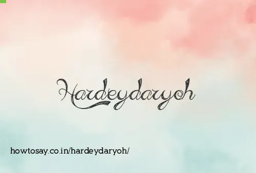 Hardeydaryoh