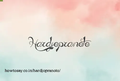 Hardjopranoto