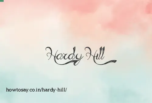 Hardy Hill
