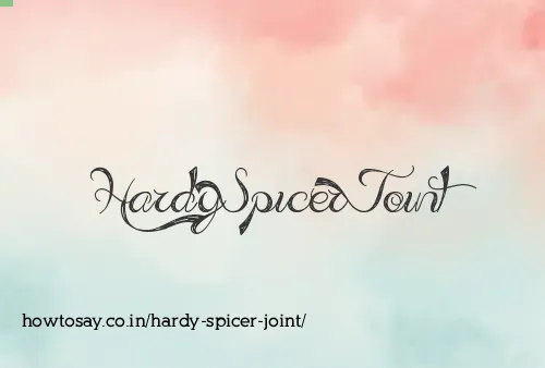 Hardy Spicer Joint