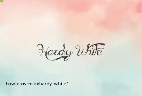 Hardy White