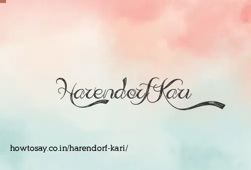 Harendorf Kari