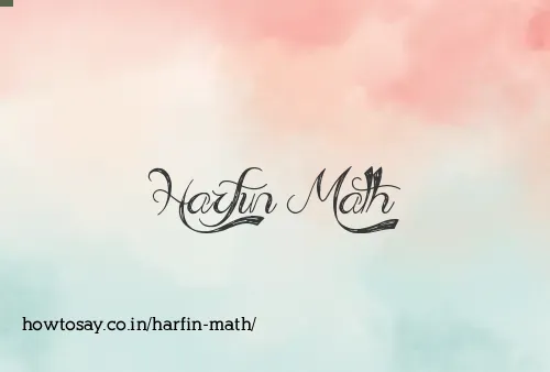 Harfin Math