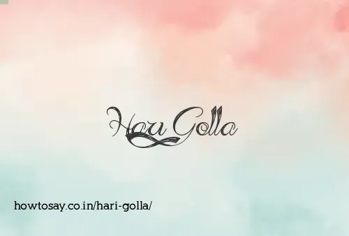 Hari Golla